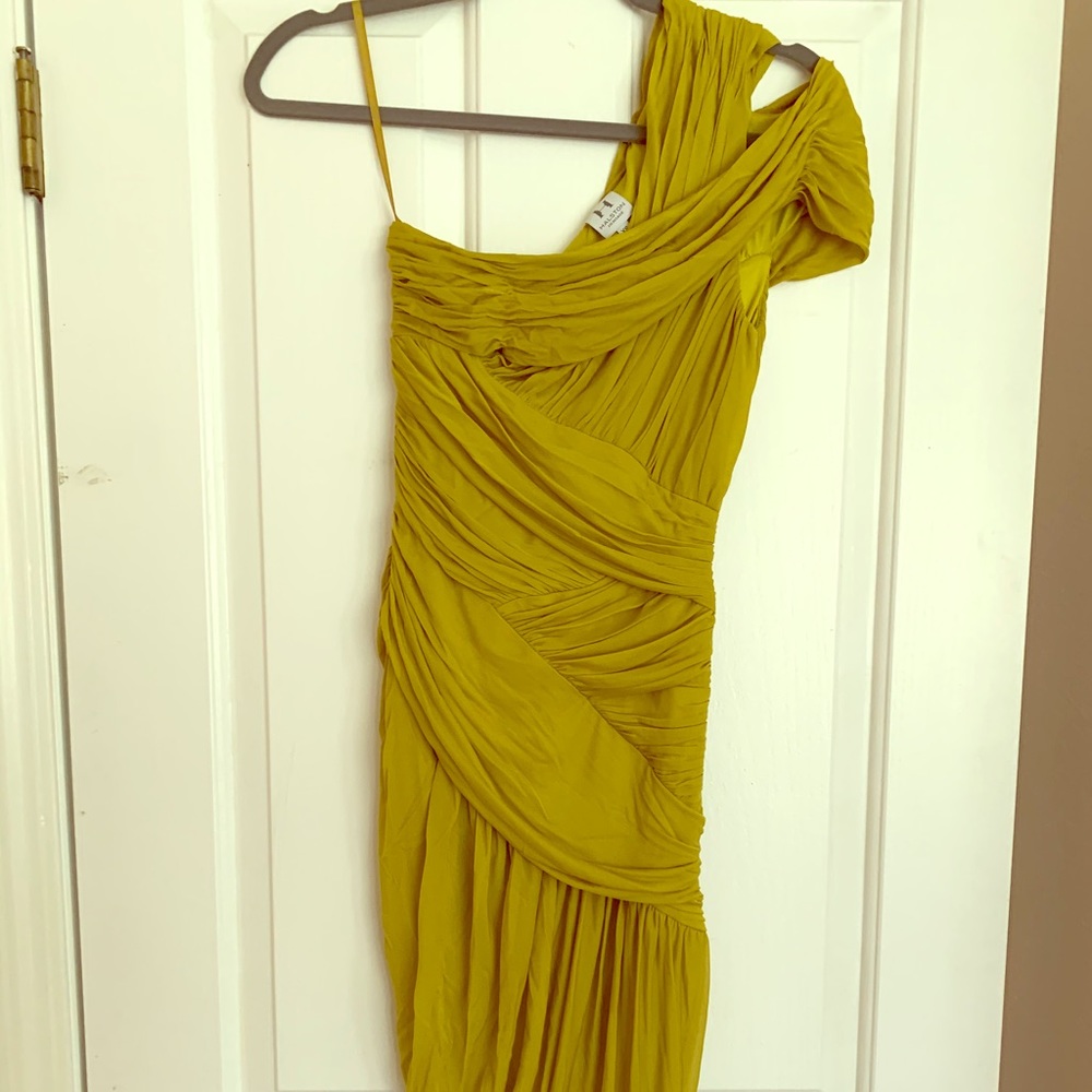 Halston Heritage One Shoulder Asymmetrical XS